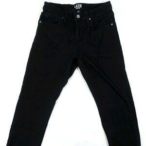 NWT Black Denim Lazer Slim Fit Jeans.